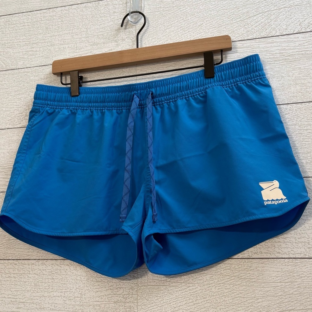 Patagonia Women’s Stretch Planing Micro Shorts 2” inseam – Blue – Size L - Picture 3 of 9